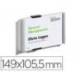 IDENTIFICADOR PORTANOMBRE DURABLE ALUMINIO PLACA ACRILICA ANTIRREFLENTANTE PARA PUERTAS 149X105,5 MM