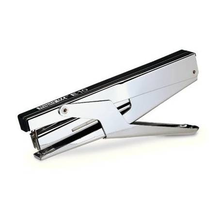 Grapadora Rapid tenaza E10 Capacidad 15 hojas Plateado