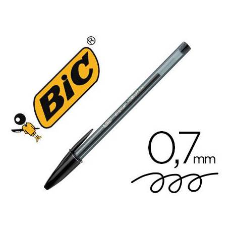 BOLIGRAFO BIC CRISTAL ULTRAFINE PUNTA FORMA AGUJA 0,7 MM COLOR NEGRO