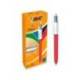 Boligrafo marca Bic Shine 4 colores Punta 1 mm cuerpo color Rojo