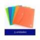 Carpeta sobre con broche Elba DIN A4 5 unidades Colores Surtidos
