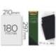 Tapa de Encuadernacion PVC Fellowes DIN A4 Color Opaco Negro 180 micras pack 100 uds