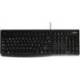 Teclado multimedia cable Logitech K120 1,5 m Negro