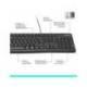 Teclado multimedia cable Logitech K120 1,5 m Negro