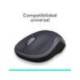 Raton Logitech M185 Nano Inalambrico Gris