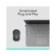 Raton Logitech M185 Nano Inalambrico Gris