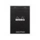 Bloc de notas perforado Rhodia Din A5 liso color Negro