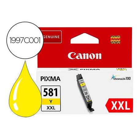 Cartucho Canon 581 XXL Pixma Amarillo 1997C001