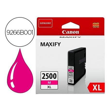 Cartucho Canon PGI-2500 XL Maxify magenta 9266B001