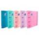 Carpeta con recambio Oxford A4+ Europeanbinder Colores Pastel Surtidos con 4 anillas 35 mm Tapa extradura con gomilla