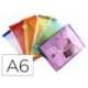 Carpeta sobre con velcro Tarifold Vertical A6 60 unidades Colores surtidos