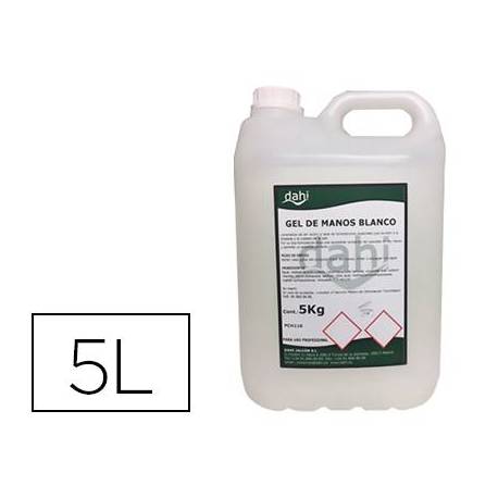 Gel de manos Dahi nacarado garrafa 5 Litros