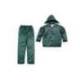 CONJUNTO DE LLUVIA DELTAPLUS 400 POLIESTER/PVC COLOR VERDE TALLA XL