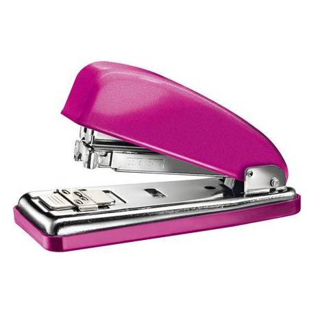 Grapadora Petrus 226 Classic wow Fucsia metalizado Capacidad 30 hojas