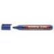 Rotulador permanente Edding 330 azul punta biselada 1-5mm recargable