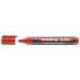 Rotulador Permanente Edding 330 Rojo Punta Biselada