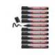 Rotulador permanente Edding 330 negro punta biselada 1-5mm recargable