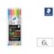 Rotulador Staedtler Triplus Neon estuche 6 colores surtidos