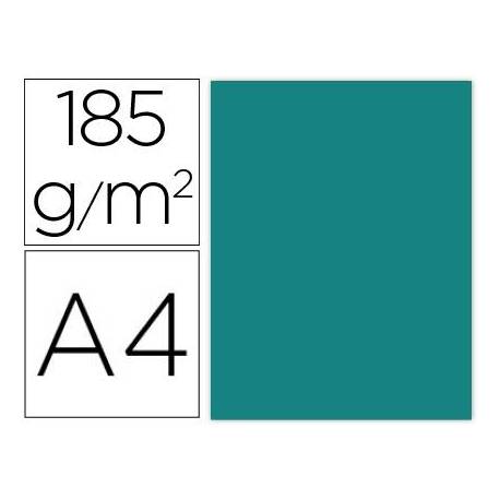 Cartulina Gvarro color verde menta A4 185 g/m2 Paquete 50