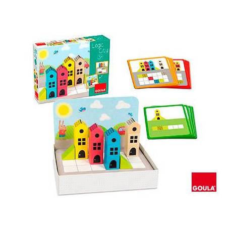 Juego de construcción de 3 a 6 años Logic City marca Goula
