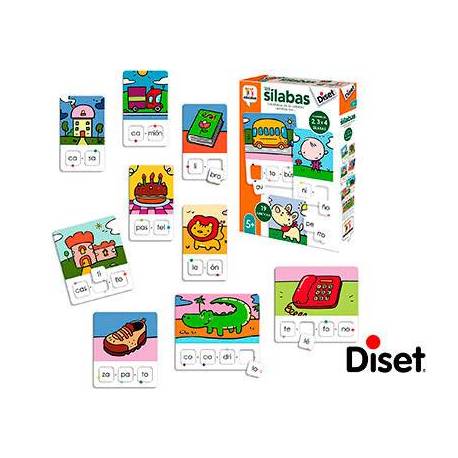Juego educativo a partir de 5 años Las silabas Diset