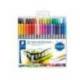 Rotulador Staedtler 3200 Doble Punta Fibra Colores Surtidos Estuche de 72 unidades