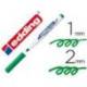 Rotulador para Pizarra Blanca Edding 661 Recargable Verde