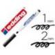 Rotulador para Pizarra Blanca Edding 661 Recargable Negro