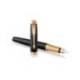 Pluma Parker PK IM GT Premium Plumin Fino Lacado Negro Adornos Dorados