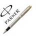 Pluma Parker PK IM GT Plumin Fino Acabado Metal Cepillado