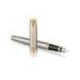 Pluma Parker PK IM GT Plumin Fino Acabado Metal Cepillado