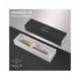 Pluma Parker PK IM GT Plumin Fino Acabado Metal Cepillado