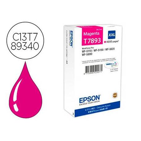 CARTUCHO INK-JET EPSON T7893 COLOR MAGENTA C13T789340
