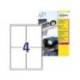 Etiqueta Adhesiva Avery 99,1x139 mm Poliester Blanco Caja de 8 hojas