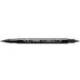 Rotulador Lyra aqua brush acuarelable doble punta fina y punta pincel negro