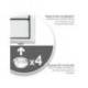Fichero cajones CEP para 5 cajones mixtos Blanco/Negro