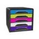 Fichero cajones CEP para 5 cajones Multicolor/Negro Flashy