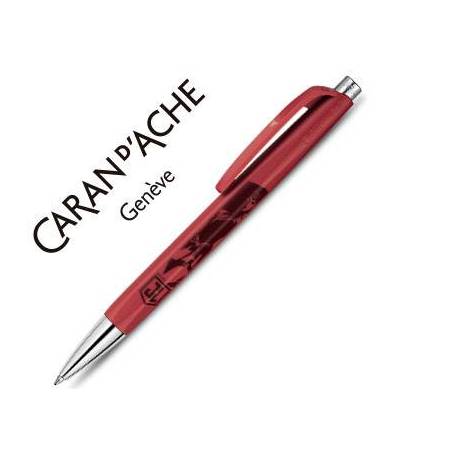 Bolígrafo Caran D'Ache 888 Infinite Edicion Especial Justice League Wonder Woman Punta 0,7mm Tinta Azul Rojo