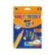 Lapices de colores Bic evolution Stripes caja de 18 colores surtidos