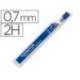 Minas Staedtler Mars Micro 0,7 mm 2H grafito Tubo de 12 unidades