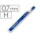 Minas Staedtler Mars Micro 0,7 mm H grafito Tubo de 12 unidades