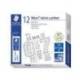 Minas Staedtler Mars Micro 0,7 mm H grafito Tubo de 12 unidades