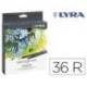 Rotulador Lyra Duo Art Pen Doble punta fina y punta pincel Caja de 36 unidades