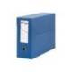 Archivador con tapa Pardo Folio Azul 390x270x115 mm