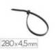 Bridas 3M para exterior negro 280x4,5 mm