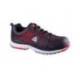 Zapatos de seguridad de Poliuretano DeltaPlus Negro y Rojo talla 46