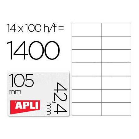 Etiquetas Adhesivas Apli 1277