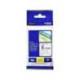 Cinta Brother TZE-111 6mm (ancho) x 8m (largo) laminada transparente/negro