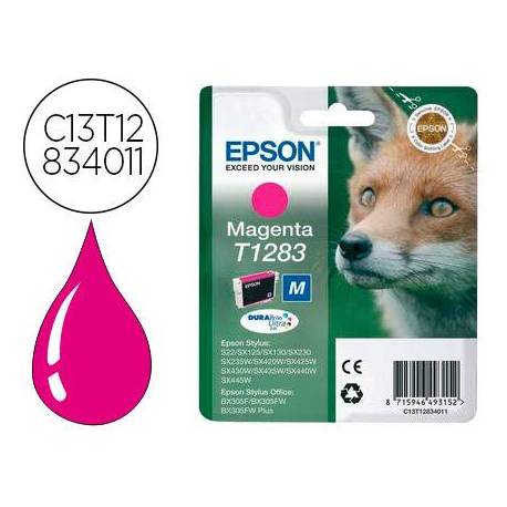 CARTUCHO INK-JET EPSON T1283 COLOR MAGENTA C13T12834012