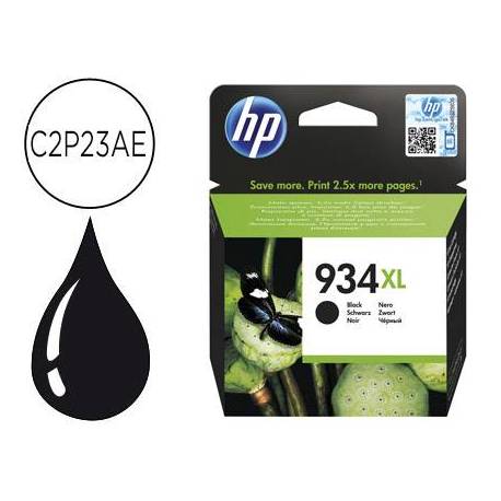 CARTUCHO INK-JET HP 934XL COLOR NEGRO C2P23AE